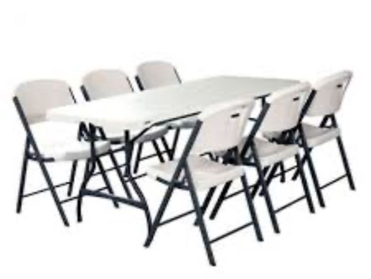 Tables and chair
